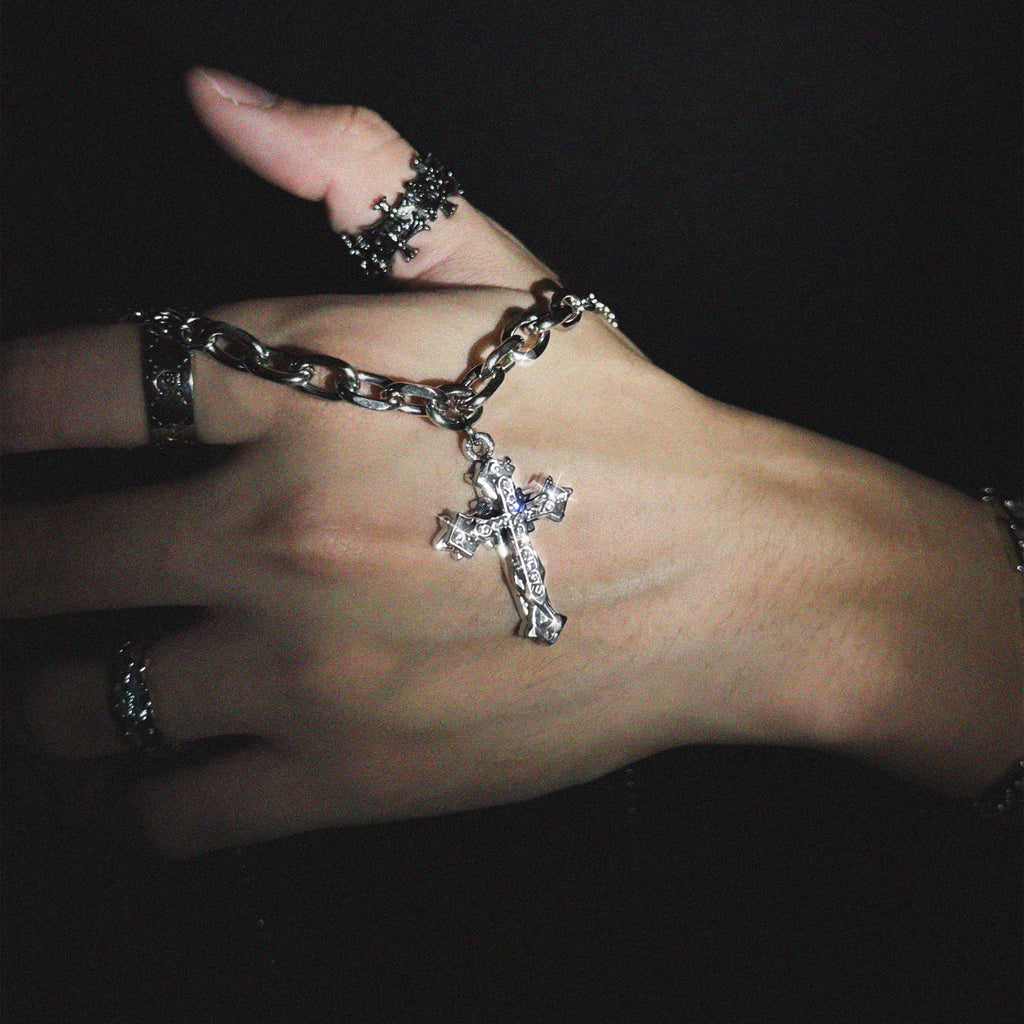 ICED TITANIUM CROSS
