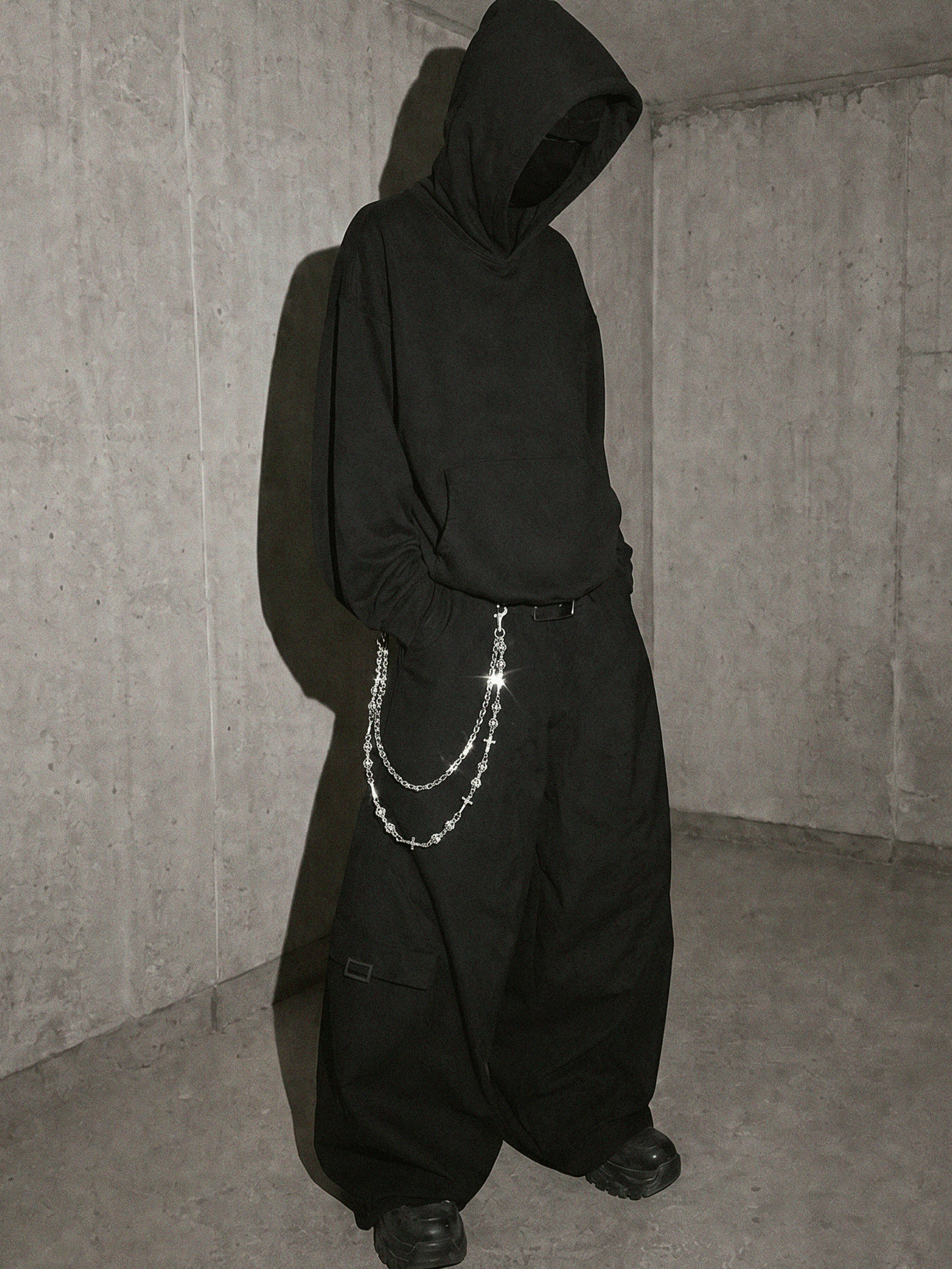 ICED VAJRA CROSS PANTS CHAIN