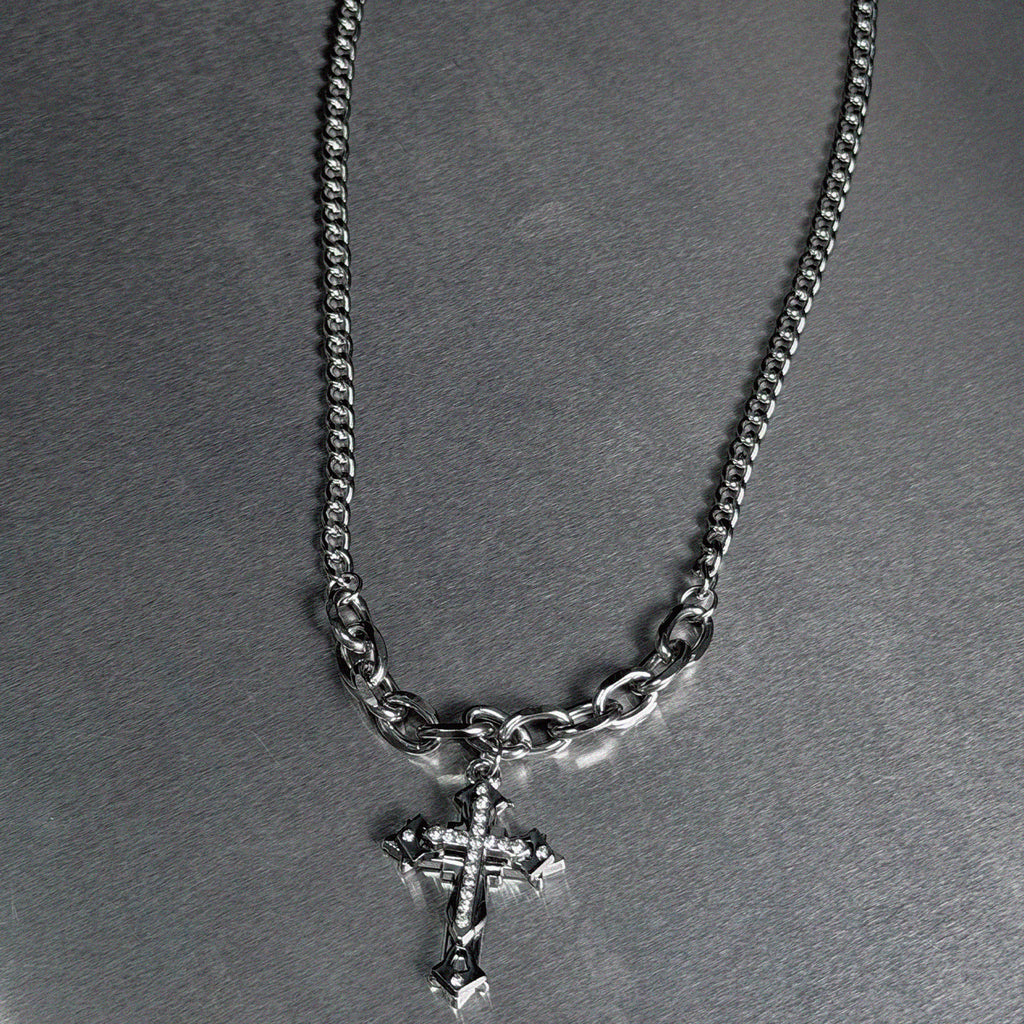 ICED TITANIUM CROSS