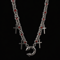 TITANIUM HORSESHOE CROSS