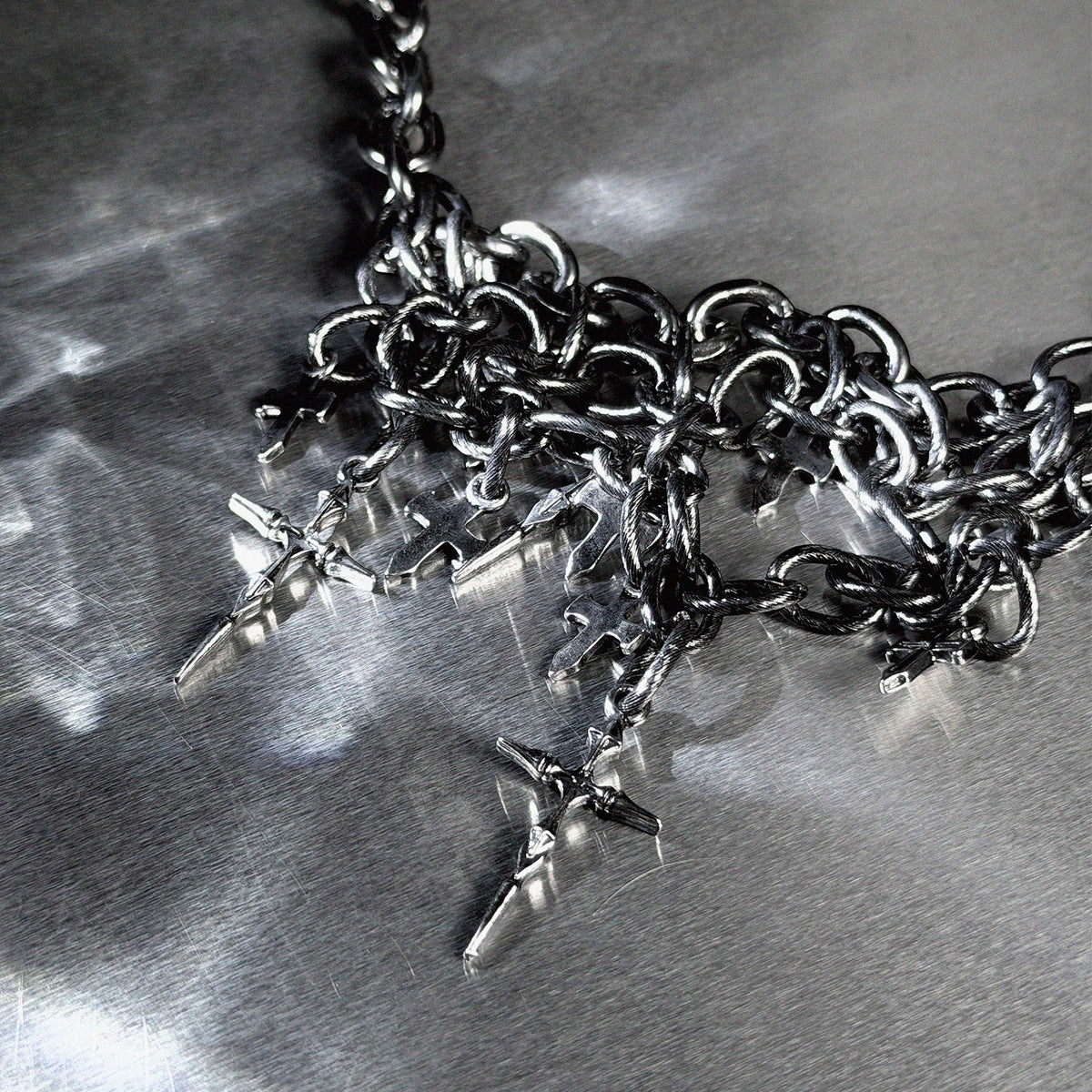 DISTRESSED MULTI-CROSS LAYER - KravxStudio