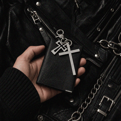 LAYERED CROSS UTILITY KEYCHAIN - KravxStudio