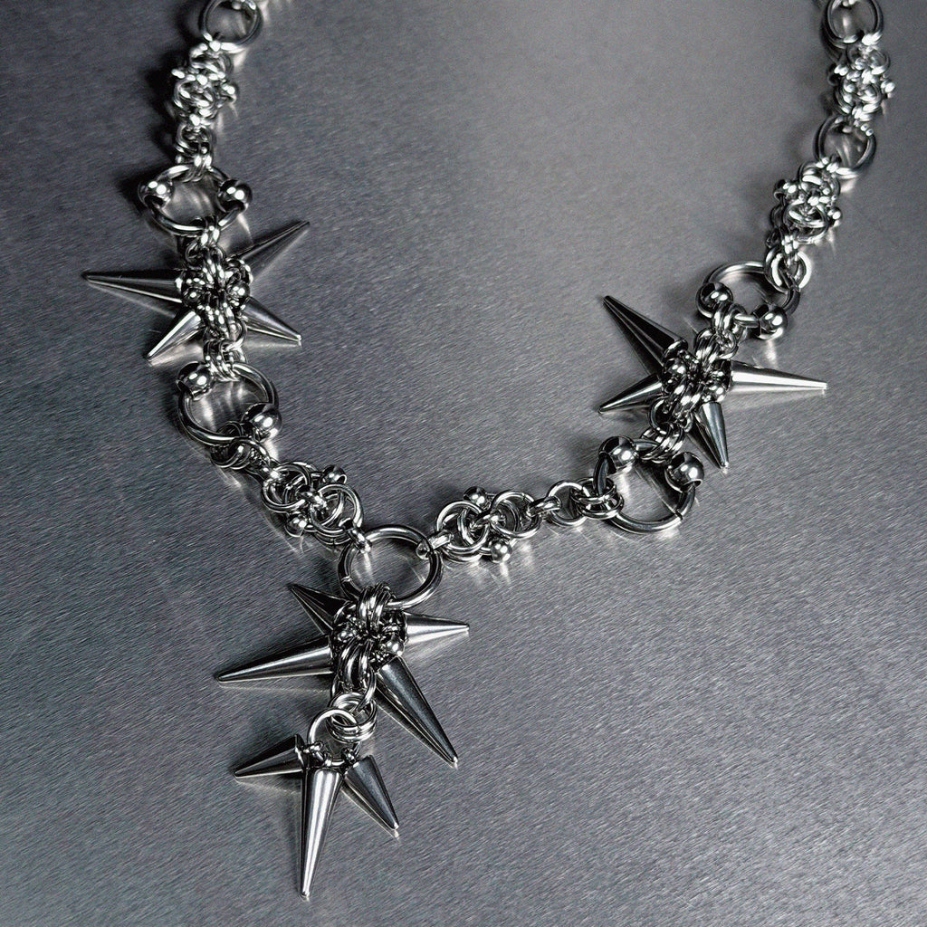STAINLESS SPIKE CLUSTER - KravxStudio