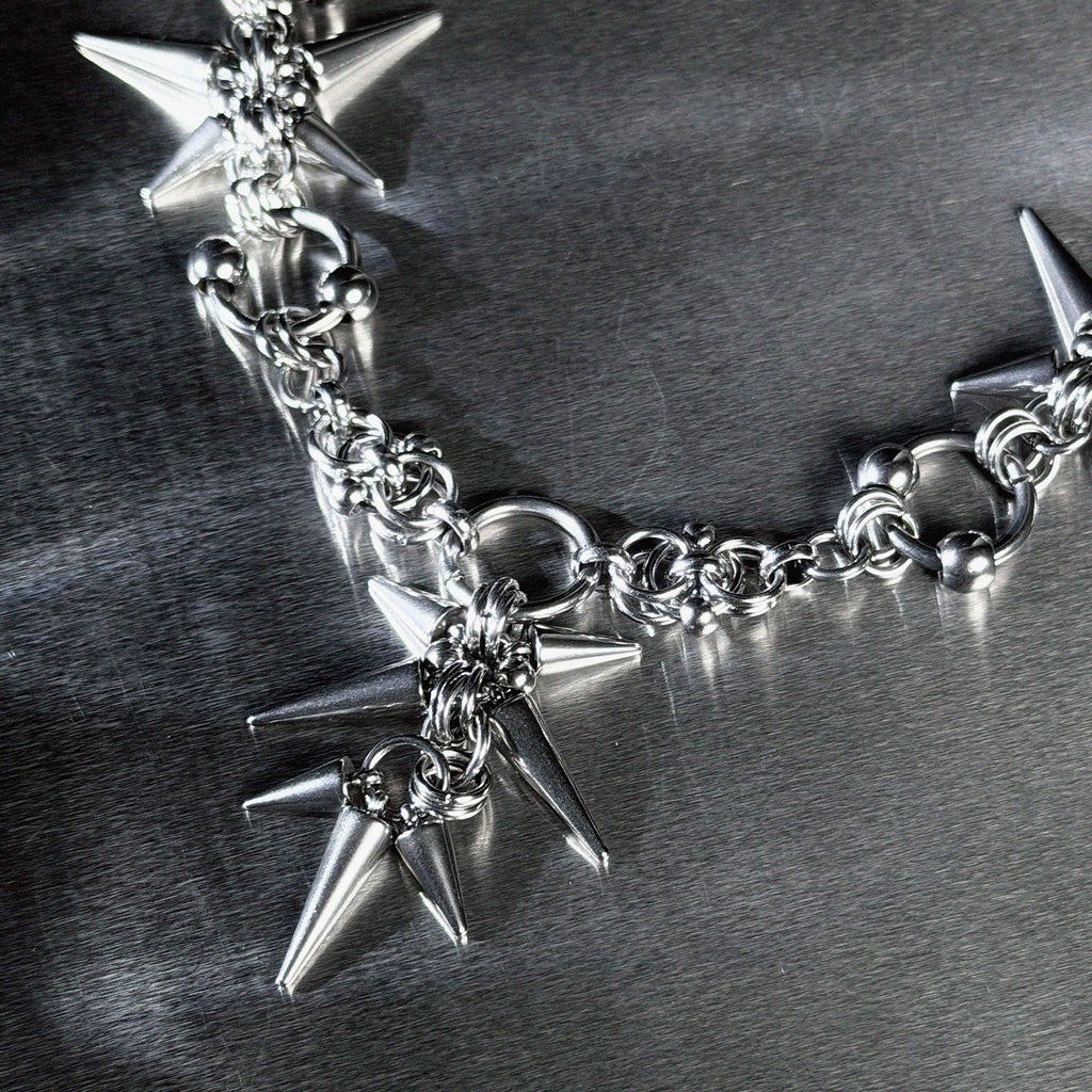 STAINLESS SPIKE CLUSTER - KravxStudio